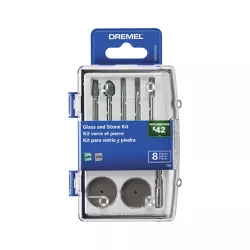 Kit De Acessórios de Micro Retífica para Vidro e Pedra 9pçs 735 - Dremel 