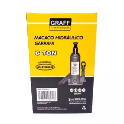 Macaco Hidraulico Garrafa (6t) 6 Toneladas 565,0003 - Graff Vantage