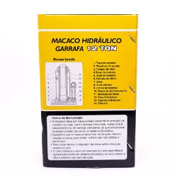 Macaco Hidraulico Garrafa (12t) 12 Toneladas 565,0006 - Graff Vantage