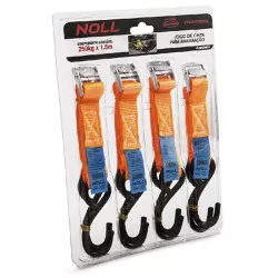 Jogo de Cinta de Amarração 250kg X 1.5MT - 4Pcs (241,0012) - Noll