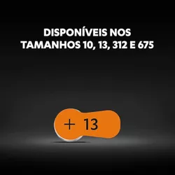 Pilha Auditiva 13 C/6 (108839) - Duracell 
