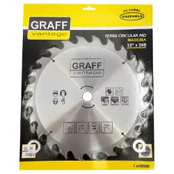 Serra Circular C/ Pastilha de Metal Duro P/ Madeira 12''x24D (579,0013) - Graff Vantage 