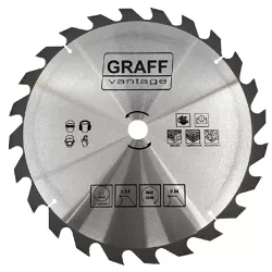 Serra Circular C/ Pastilha de Metal Duro P/ Madeira 16''24D (579,0023) - Graff Vantage 