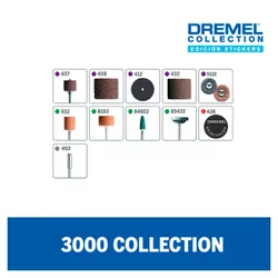 Dremel Micro Retífica 3000 com 31 Acessórios e Caixa Metalizada