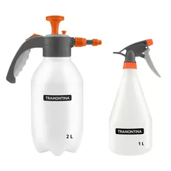 Kit Pulverizador Manual De 1 Litro + Pulverizador Manual De 2 Litros - Tramontina