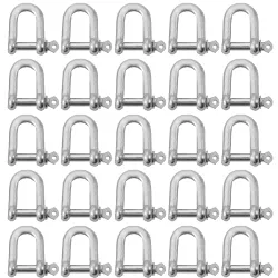 Kit Manilha Reta Para Cabo De Aço 3/8'' 2,0004 (Com 25 Unidades) - Nord