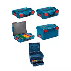 Kit 5 Maletas L-Boxx + Carrinho de Transporte Articulado - BOSCH