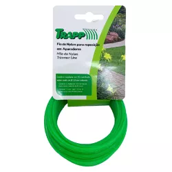 Fio De Nylon Para Aparador 15m x 1,8mm Verde (3910010) - Trapp