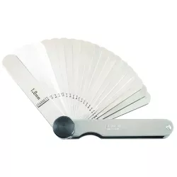 Calibrador de Folga Tipo Leque 20 Lâminas 77mm - 0,05 - 1,00mm (66MA) - Starrett