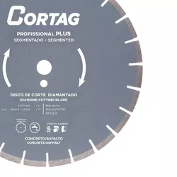 Disco Diamantado Para Concreto/Asfalto 350mm Plus - Cortag