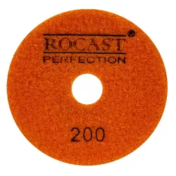 Kit Disco Diamantado Para Polir 4'' GR. 200 Com 10 Unidades (545,0003) - Rocast