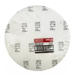 Kit Disco de Lixa Com Velcro 7'' GR. 120 Com 10 Unidades (243,0031) - Rocast