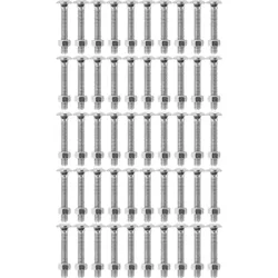 Kit Parafuso Francês Com Porca 1/4'' x 2.1/2'' - 53,0006 (Com 50 Unidades) - Nord