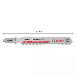 Lâmina de serra tico tico Bosch EXPERT Laminate Clean T128BHM, 2 lâminas