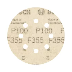 Disco de Lixa Com Velcro 125mm - GR. 100 Com 5 Peças (2608605116) - Bosch