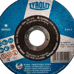 Combo Disco de Corte Deep Cut 4.1/2'' x 1.0 x 7/8'' Basic 2in1 - 34304989 - TYROLIT