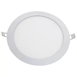 Plafon Branco Redondo de Embutir em LED 24W (520,0009) - Noll Led