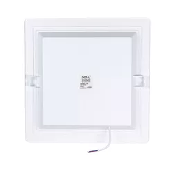 Kit Plafon LED Quadrado de Embutir 18W - 4000K Com 2 Unidades (520,0046) - Noll LED