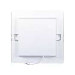 Kit Plafon LED Quadrado de Embutir 24W - 3000K Com 5 Unidades (520,0047) - Noll LED