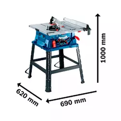 Serra De Mesa GTS 254 - 1800w - Com Óculos E Luva - Bosch
