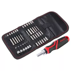 Jogo de Bits 1/4'' Com Catraca 26 Peças (702484) - Onsite