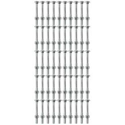 Kit Parafuso Francês Com Porca 3/8'' x 4'' - 53,0024 (Com 50 Unidades) - Nord