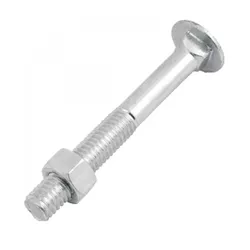 Kit Parafuso Francês Com Porca 3/8'' x 8'' - 53,0028 (Com 5 Unidades) - Nord