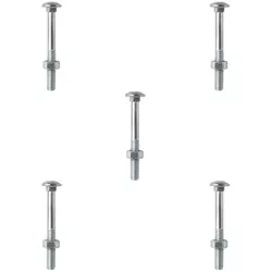 Kit Parafuso Francês Com Porca 3/8'' x 8'' - 53,0028 (Com 5 Unidades) - Nord