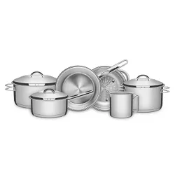 Jogo de Panelas Solar em Inox Com Fundo Triplo 6 Peças (65510/200) - Tramontina