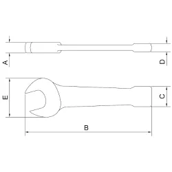 Chave Fixa de Bater 2'' (44629/014) - Tramontina Pro