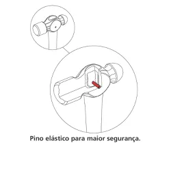 Martelo Bola Com Cabo Tubular 300g (40403/012) - Tramontina Pro