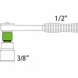 Adaptador em Aço CRV 1/2 X 3/4'' (44848/102) - Tramontina PRO