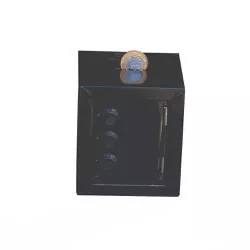 Mini Cofre Preto com Segredo - FERCAR