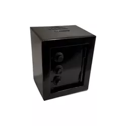 Mini Cofre Preto com Segredo - FERCAR