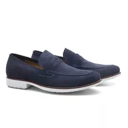 Sapato Masculino Loafer Azul Carmel - RITUCCI