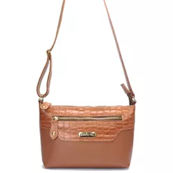 Bolsa Feminina Couro Legitimo Alça Transversal Peq... - Road Seven