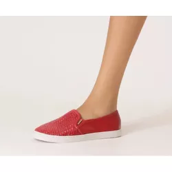 Tênis Slip On Ana Vermelho - 00071860 - RR CALÇADOS 