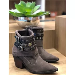 BOTA COURO NOBUCK - 00079053 - RR CALÇADOS 