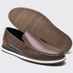 Mocassim Sândalo Confort Brown - CALÇADOS SANDALO