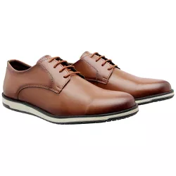 Sapato Casual Sândalo Fluence Castanho Cadarço - CALÇADOS SANDALO