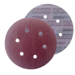 Disco De Lixa 6''com velcro 6 furos dewalt - Santec
