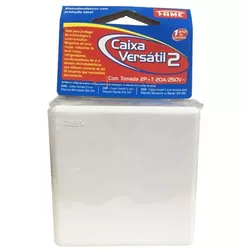 Caixa Versátil Nº2 Para Disjuntor + Tomada 20A 2344 Fame - Santec