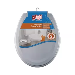 Assento Sanitário Econômico Cinza Escuro 3177 Herc - Santec