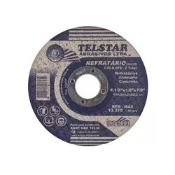 Disco De Corte 4.1/2 X 1/8 X 7/8'' Refratário - Santec