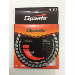 Disco De Corte Diamantado Turbo 110 X 22,2mm Ref-731175 Spar... - Santec