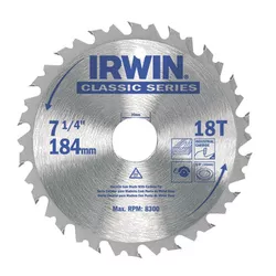 Disco De Serra Circular 7.1/4'' X 18dts Irwin - Santec