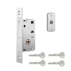 Fechadura Auxiliar 1003 Inox - Santec
