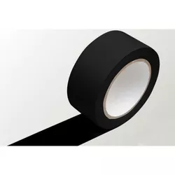 Fita Adesiva de Demarcação Preta 48mm X 30mts Plastcor - Santec