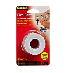 Fita Dupla Face Espuma Fixa Forte 24mm X 1,50mts - Santec