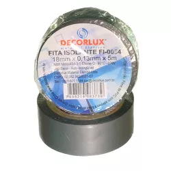 Fita Isolante Cinza 18mm X 10mts - Santec